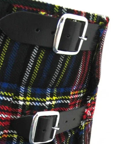 Black Stewart Tartan Kilt - Kilt Kingdom