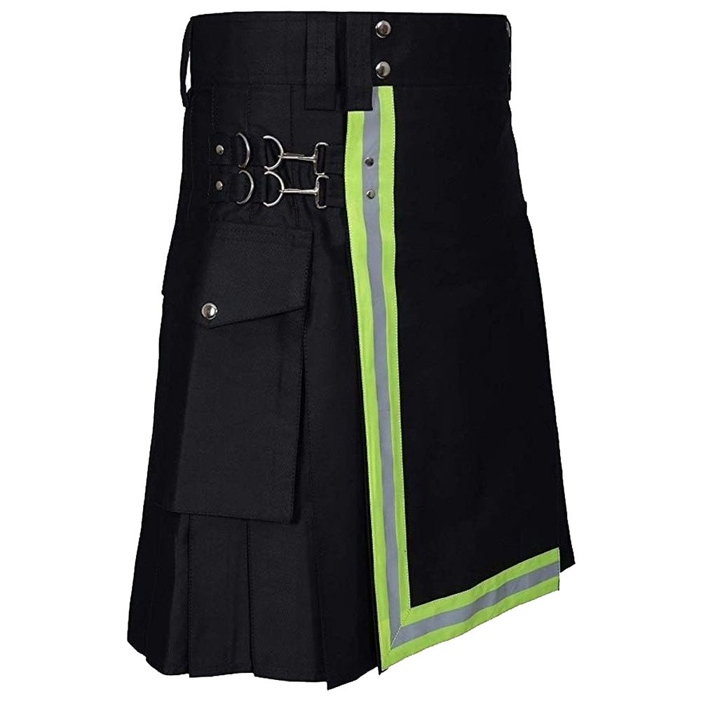 Black Utility Kilt - Kilt Kingdom