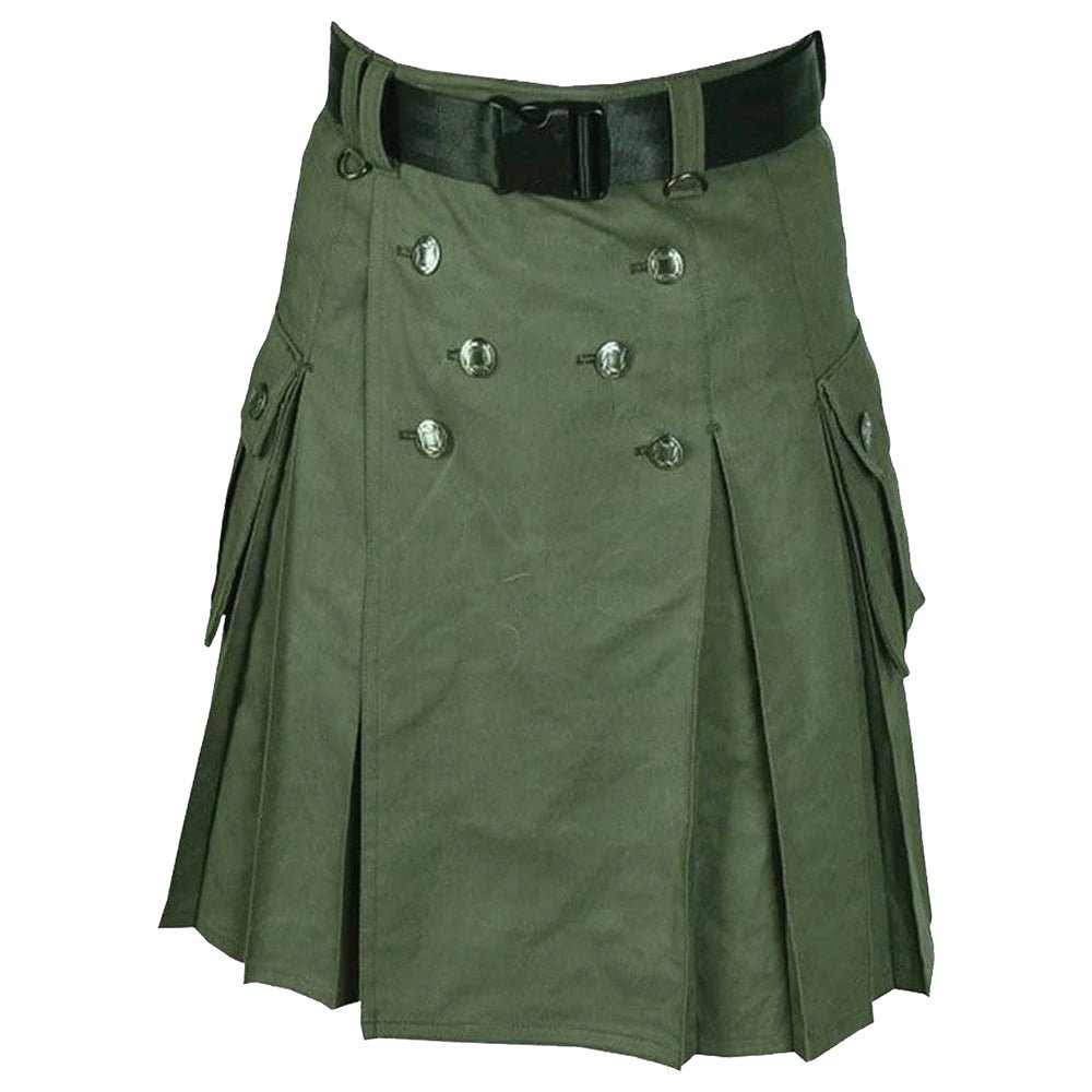 Green Contemporary Kilt - Kilt Kingdom