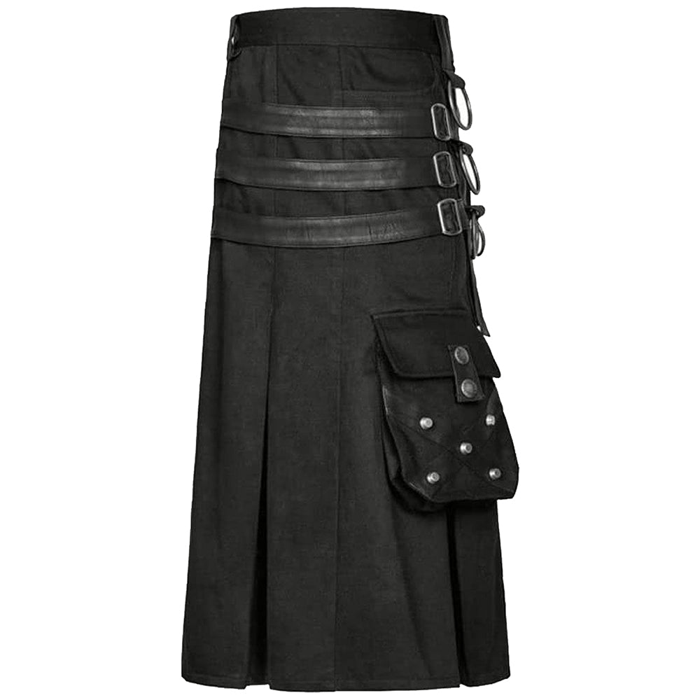 Deluxe Gothic Utility Kilt - Kilt Kingdom