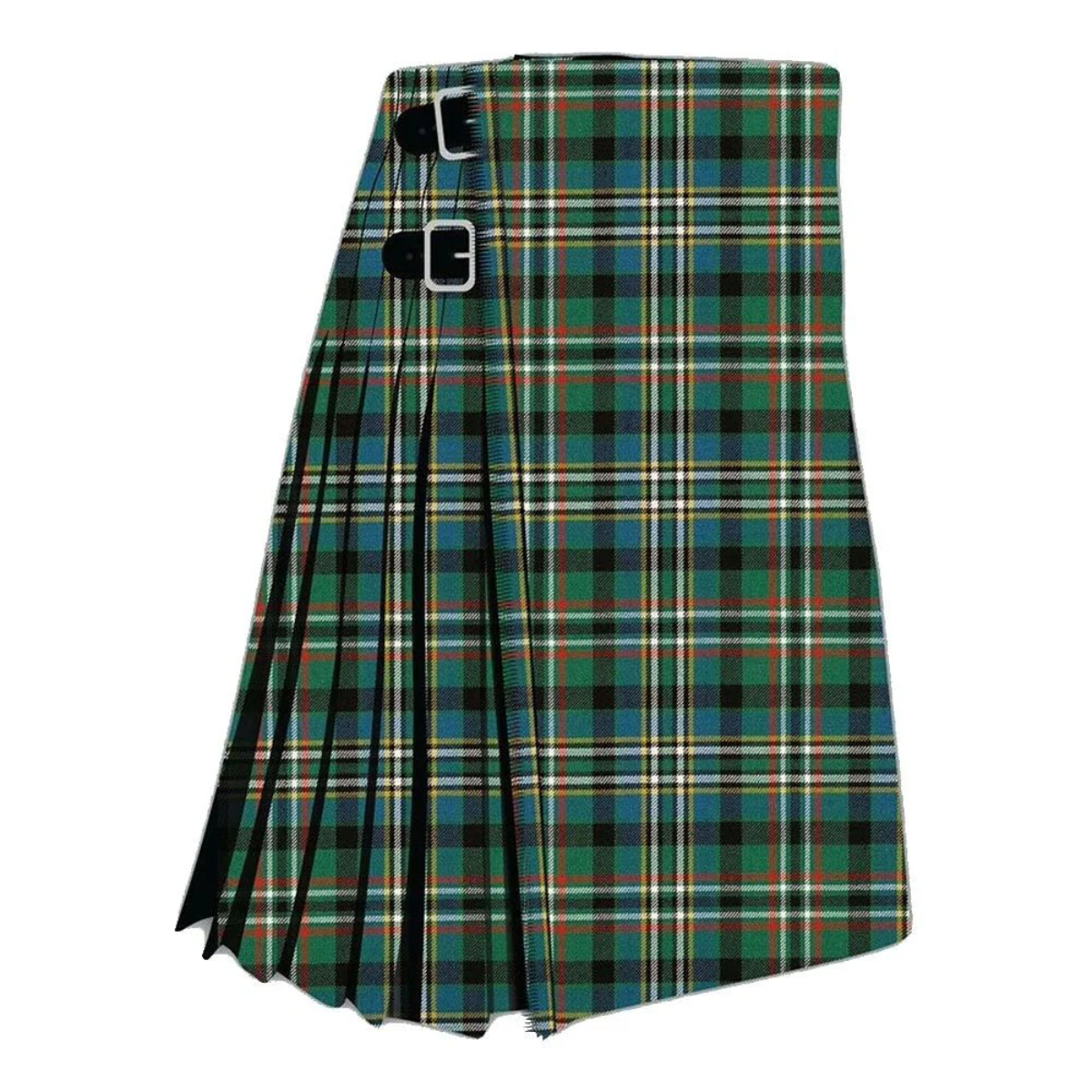 Green Ancient Tartan Kilt – Timeless Highland Clan Tradition