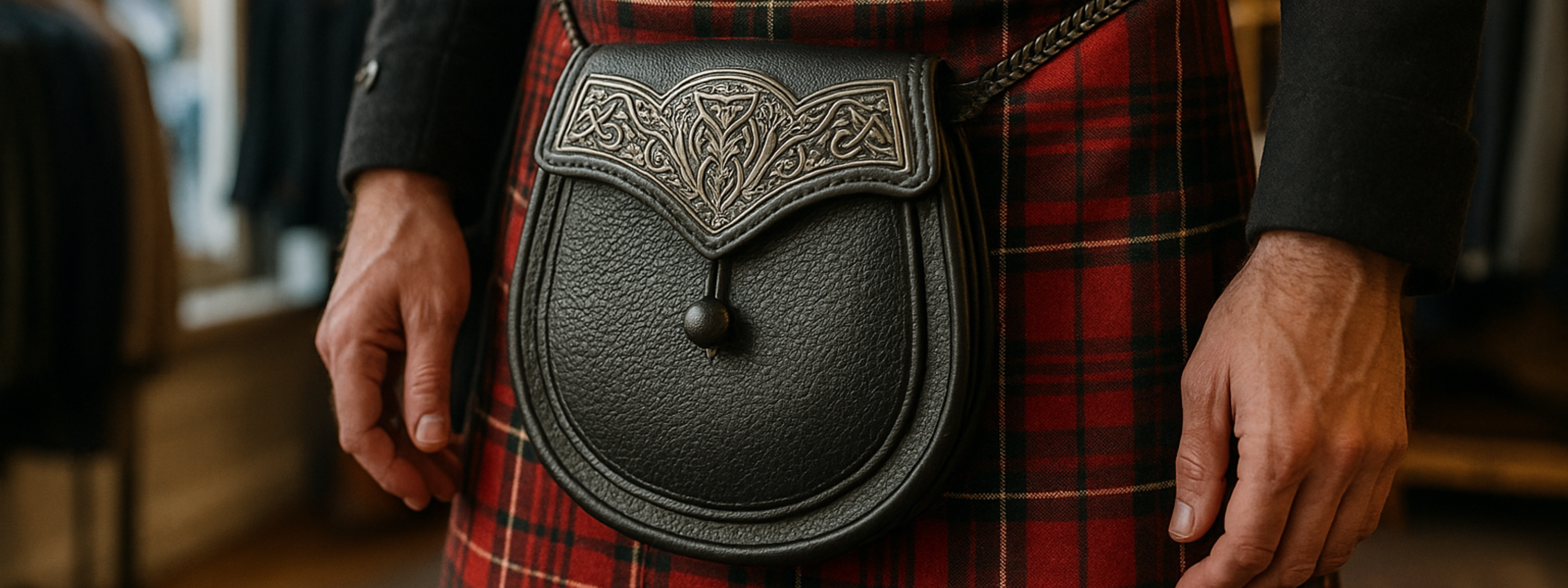 Kilt Accessories – Scottish Hats, Sporrans, Pins & More