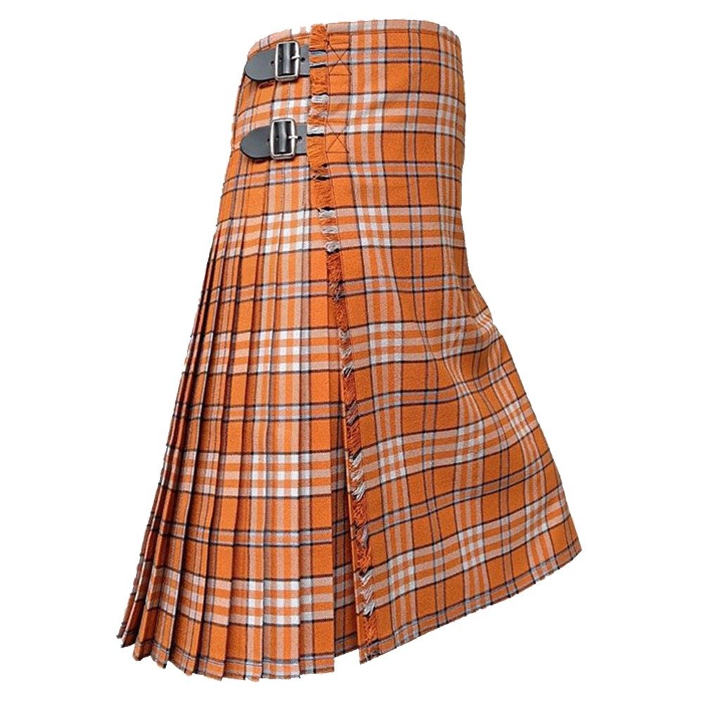 Tennessee Volunteer Orange Tartan Kilt - Kilt Kingdom