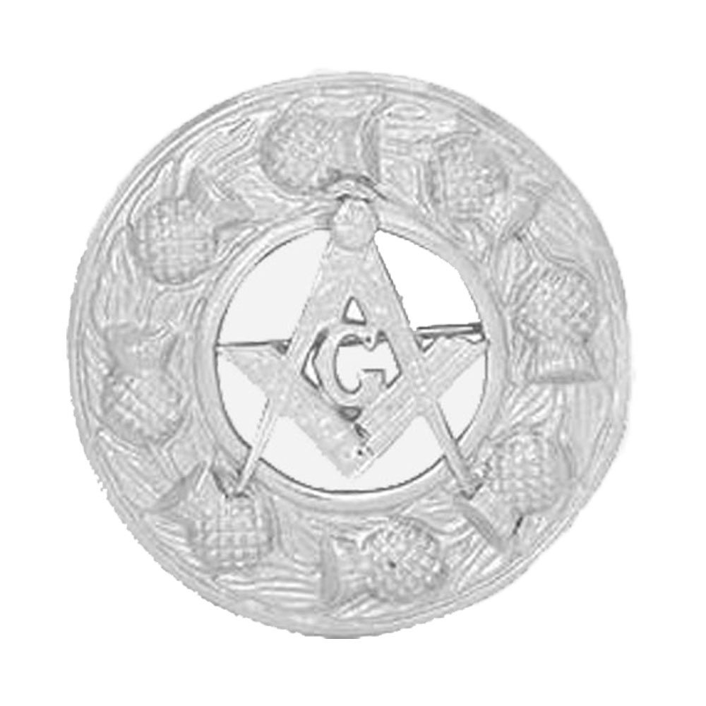 Masonic Fly Plaid Brooch - Kilt Kingdom