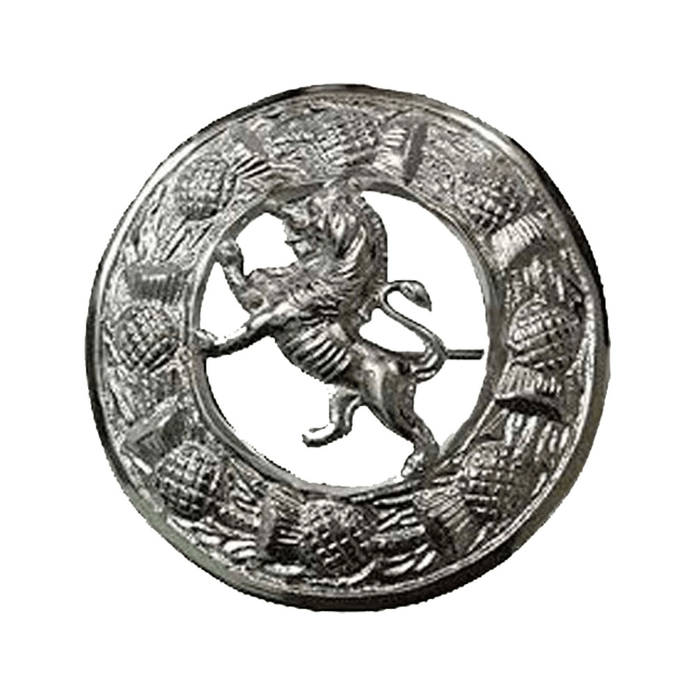 Rampant Lion Fly Plaid Brooch - Kilt Kingdom