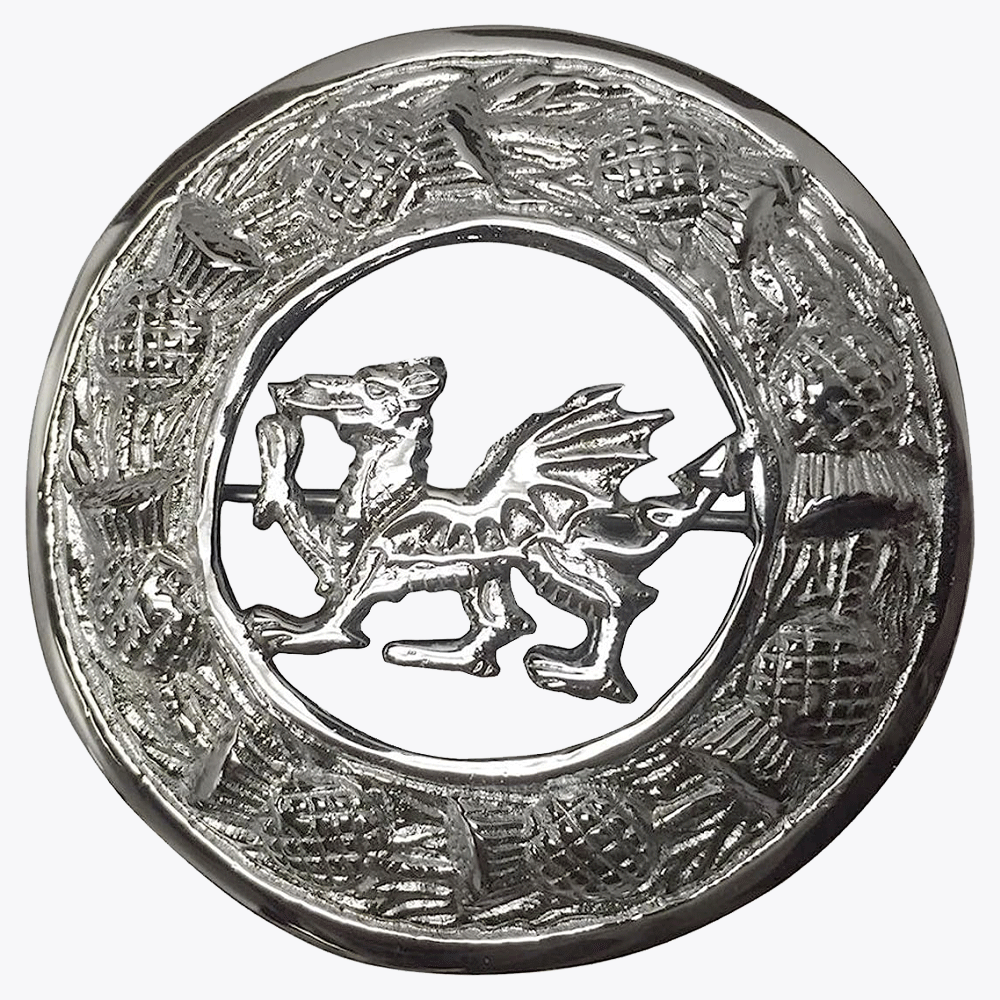 Antique Dragon Kilt Brooch - Kilt Kingdom