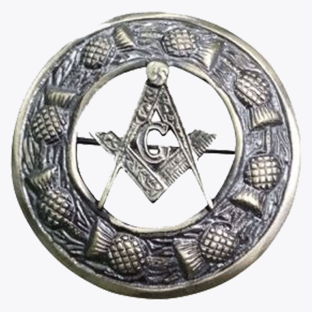 Antique Masonic Kilt Brooch - Kilt Kingdom