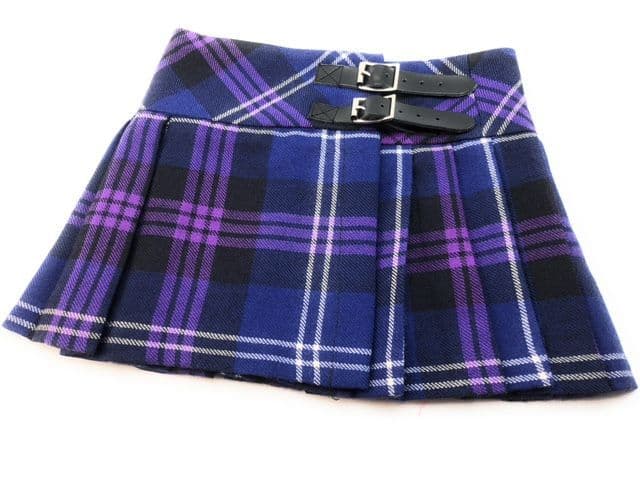 Girls Heritage of Scotland Tartan Mini Stacey Kilt - Kilt Kingdom