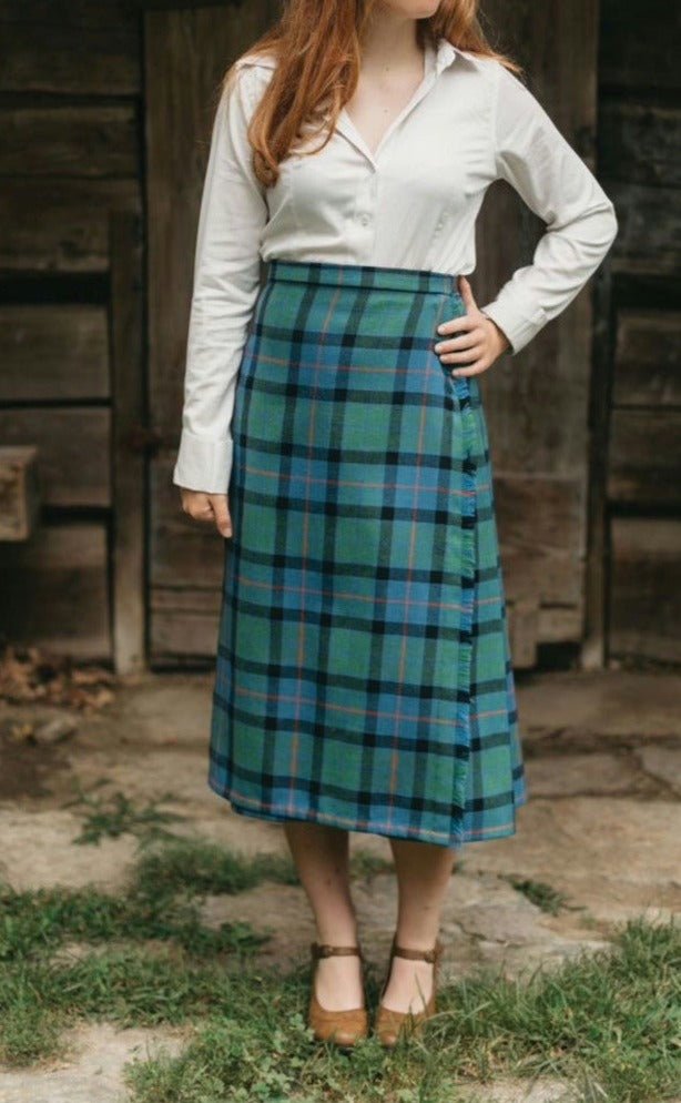Gunn Ancient Tartan Kilt For Women - Kilt Kingdom