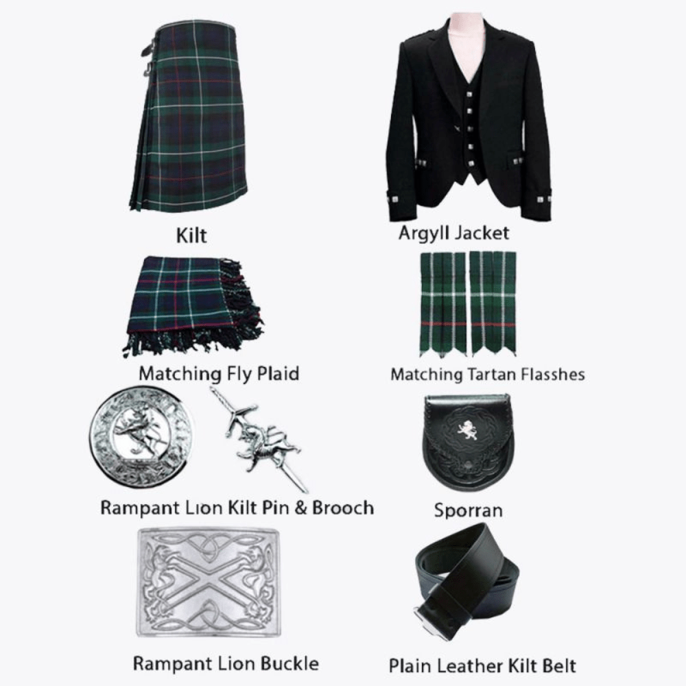Kilt Outfit with Argyll Kilt Jacket - Kilt Kingdom