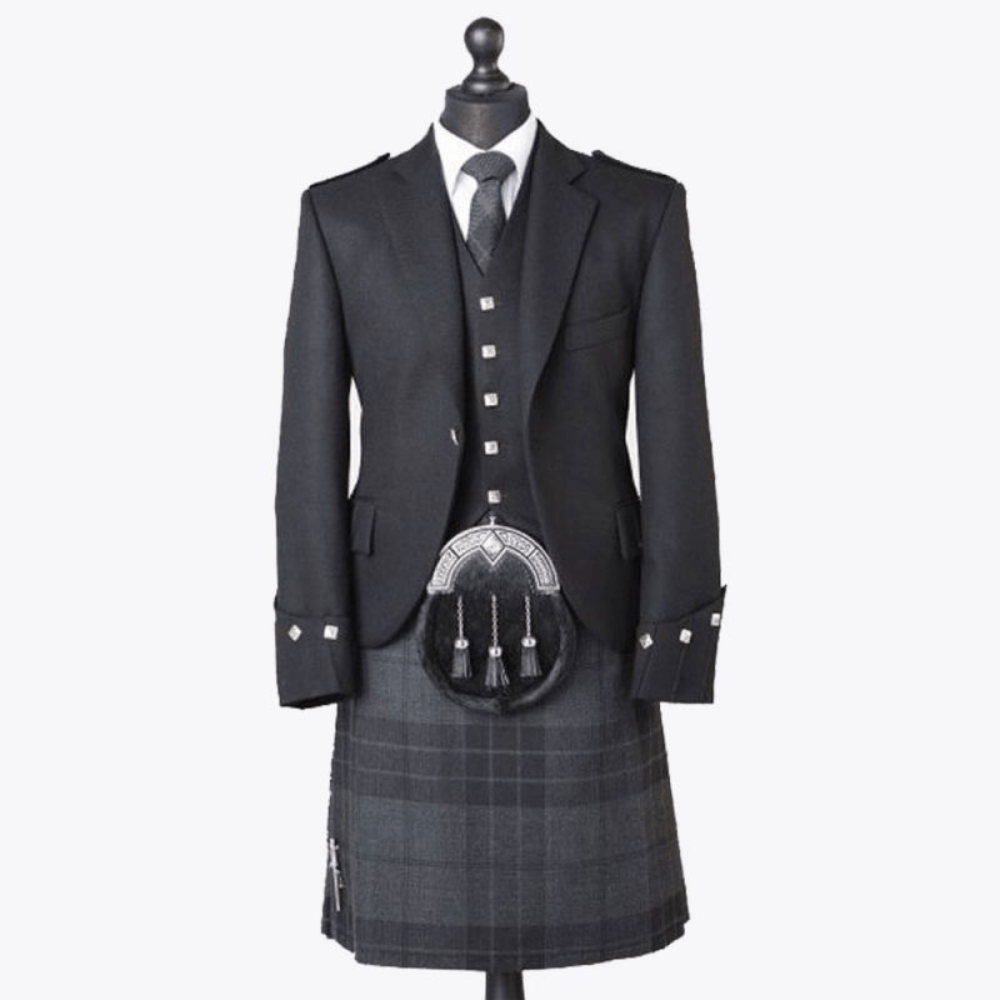 Stylish Scottish Argyll Jacket Kilt Outfit - Kilt Kingdom