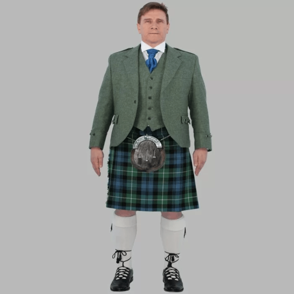 Lovat Green tweed Kilt Outfit Package - Kilt Kingdom