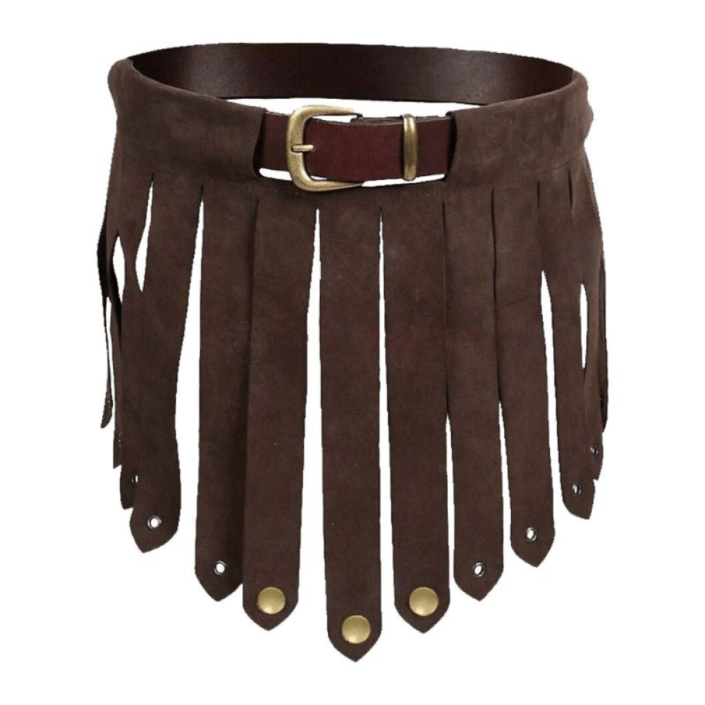 Brown Leather Gladiator Kilt - Kilt Kingdom