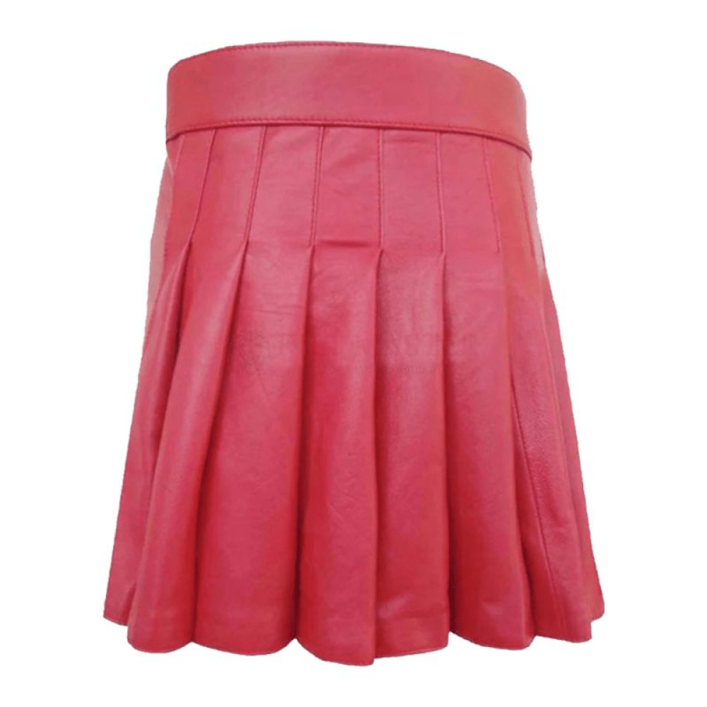 Pink Leather Kilt - Kilt Kingdom