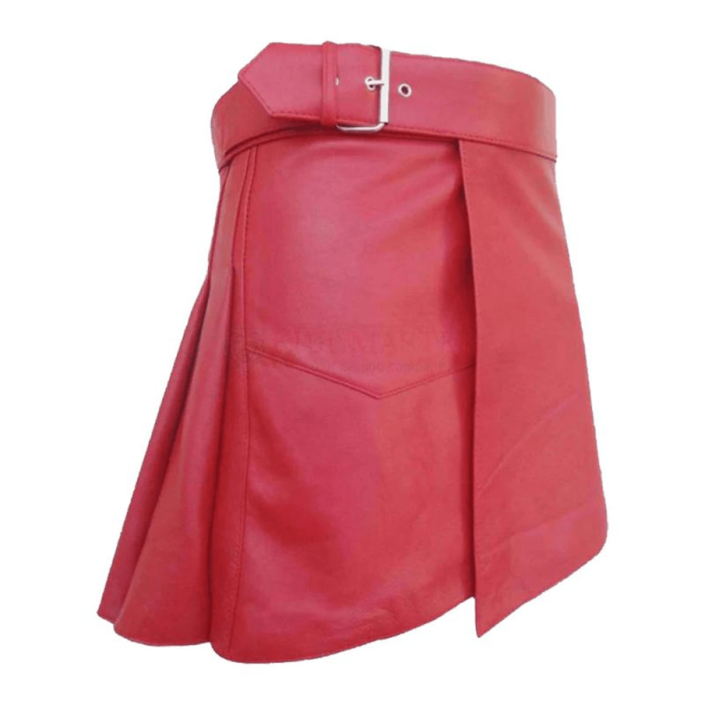 Pink Leather Kilt - Kilt Kingdom