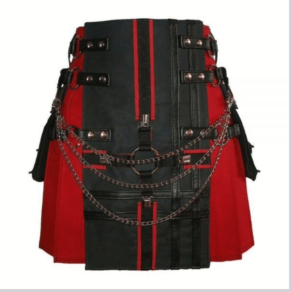Compatible Tartan Cross Utility Kilt - Kilt Kingdom