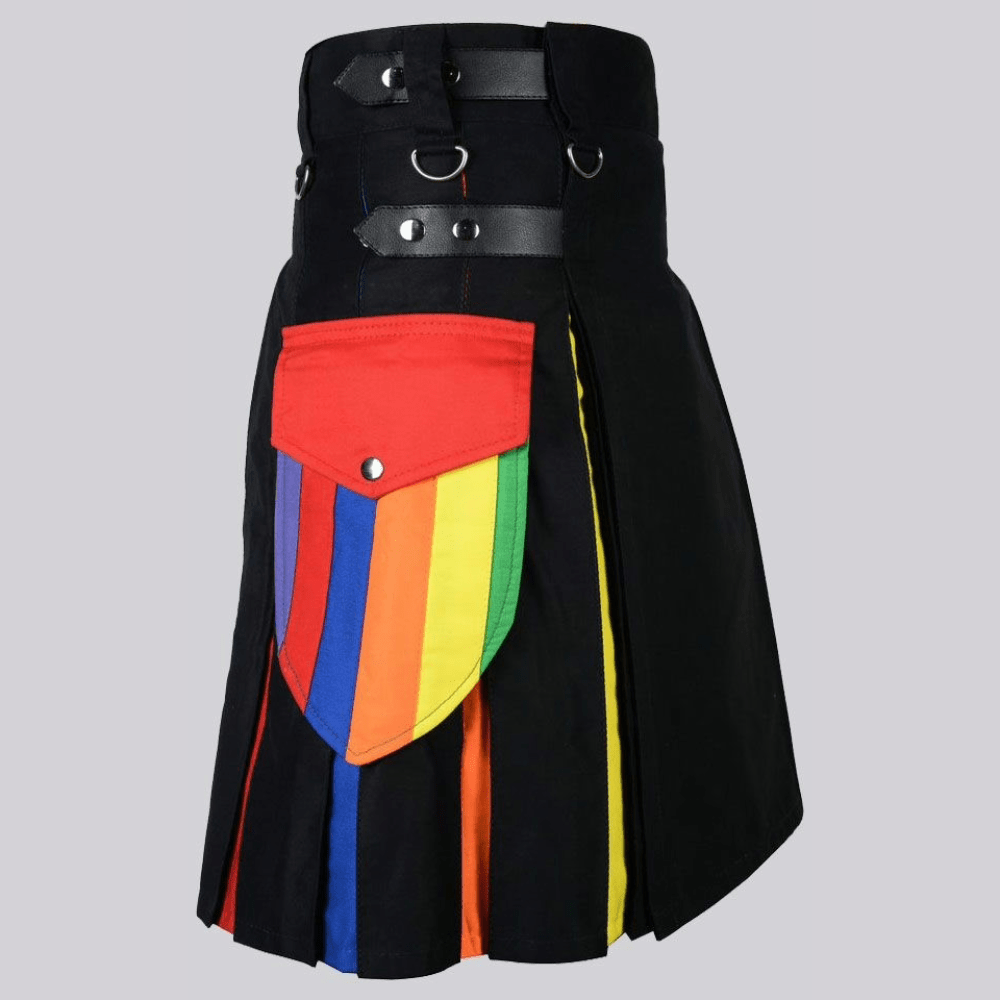 LGBT Pride Hybrid Utility Kilt For Men - Kilt Kingdom