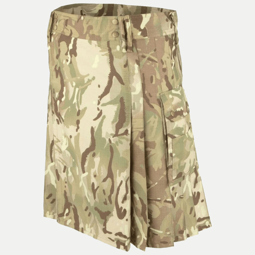 Multi Camouflage Kilt For Men - Kilt Kingdom