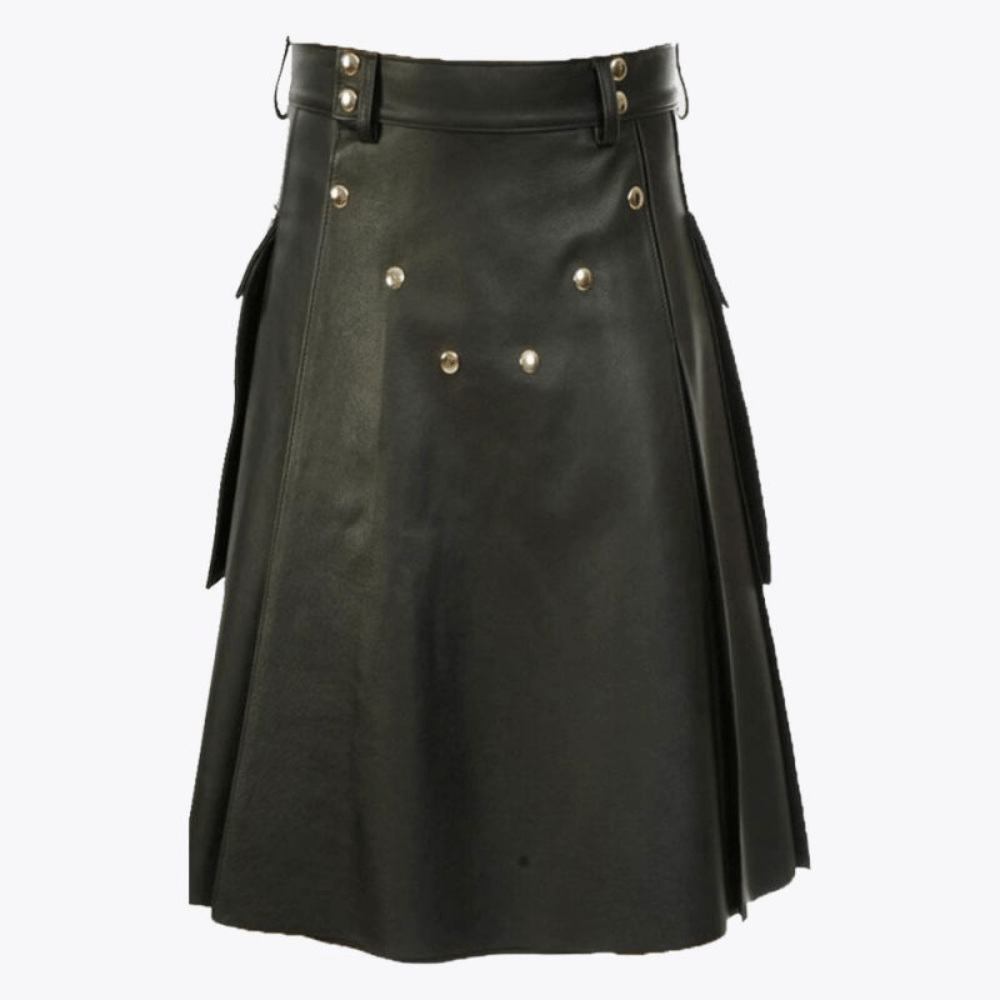 Handmade Genune Leather Kilt - Kilt Kingdom
