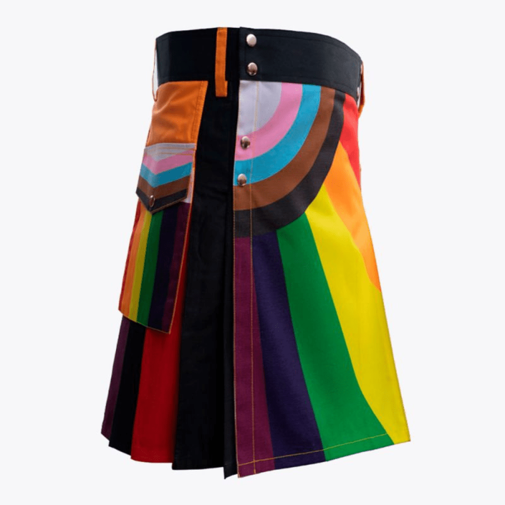New Fashion Rainbow kilt For Men - Kilt Kingdom