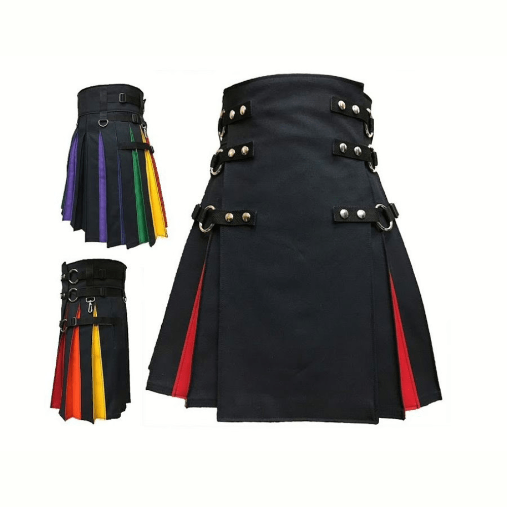 Boys' Athletic Rainbow Hybrid Kilt - Kilt Kingdom