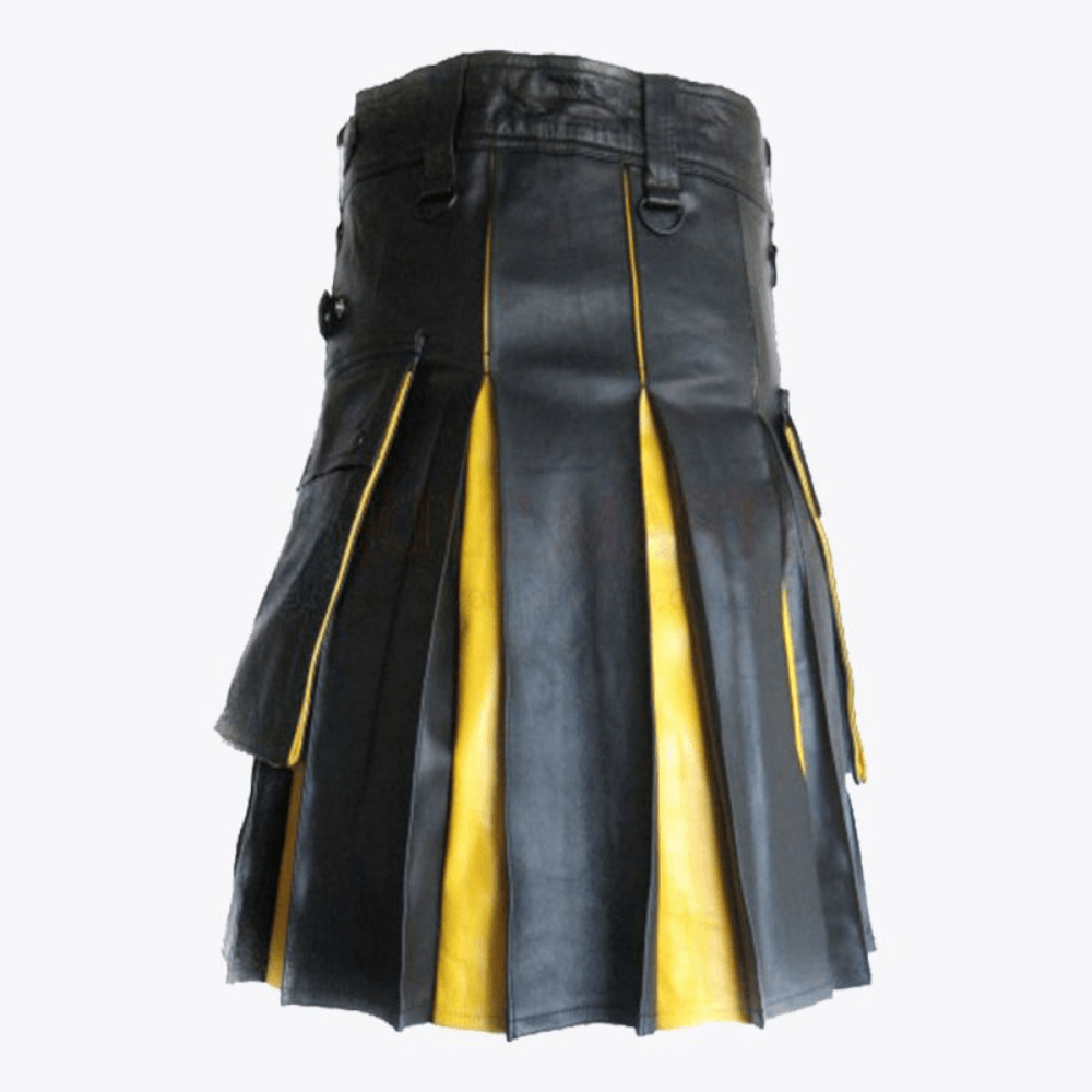 Special Gay Love Leather Kilt in Hybrid Kilt - Kilt Kingdom