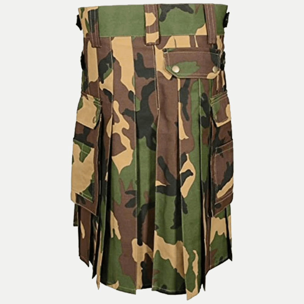 Military Camouflage Tactical Utility Kilt - Kilt Kingdom