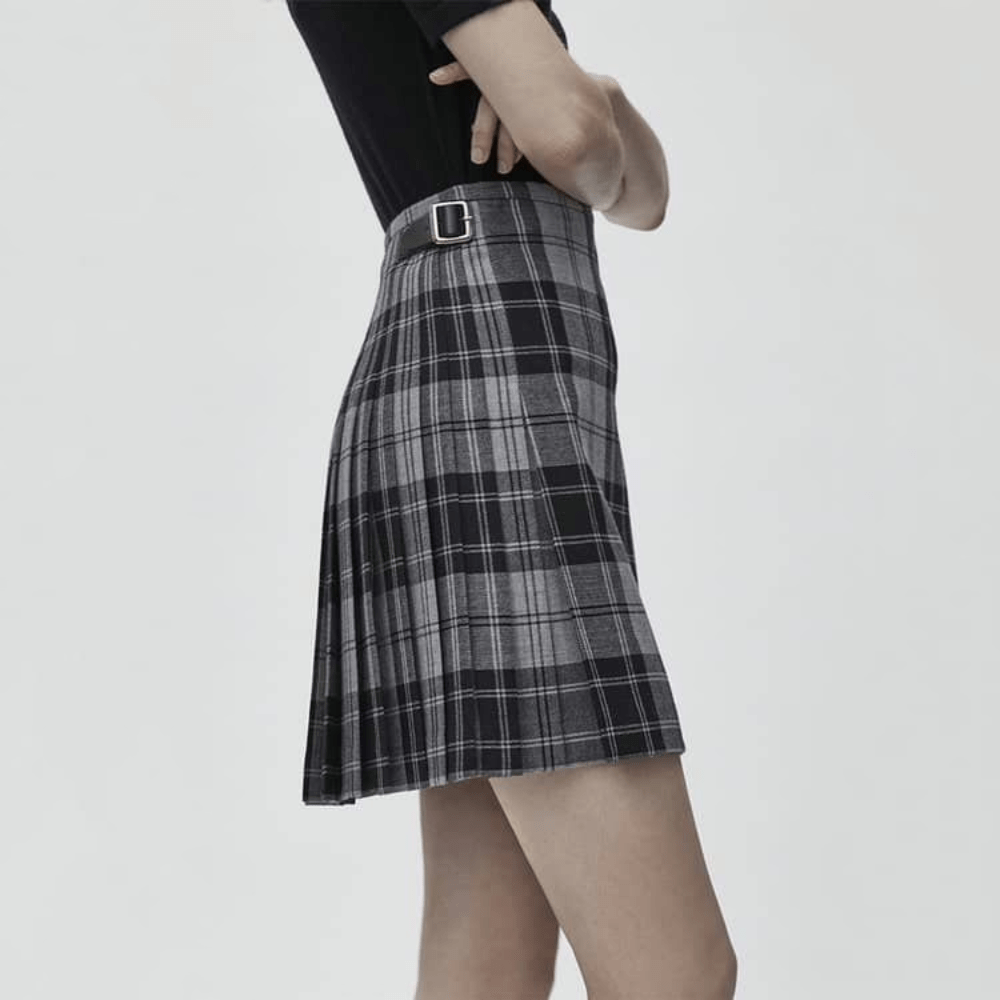Grey girlfriend Tartan Kilt For Women - Kilt Kingdom