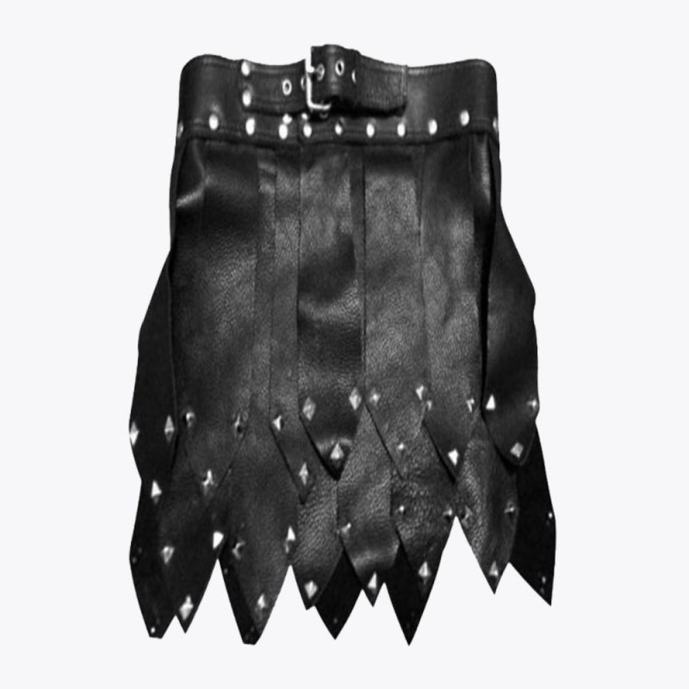 Roman Style Leather Kilt For Men - Kilt Kingdom