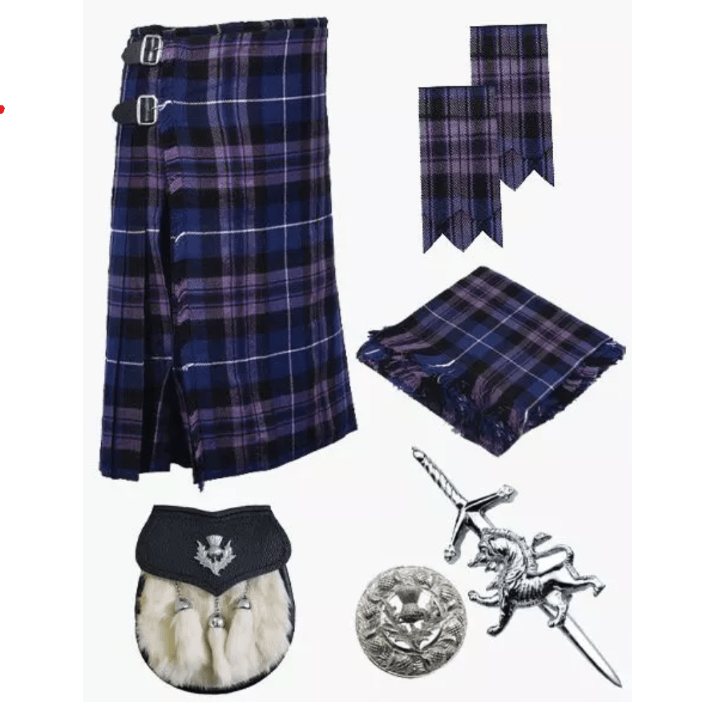 Traditional Pride of Scotland Tartan Kilt package - Kilt Kingdom