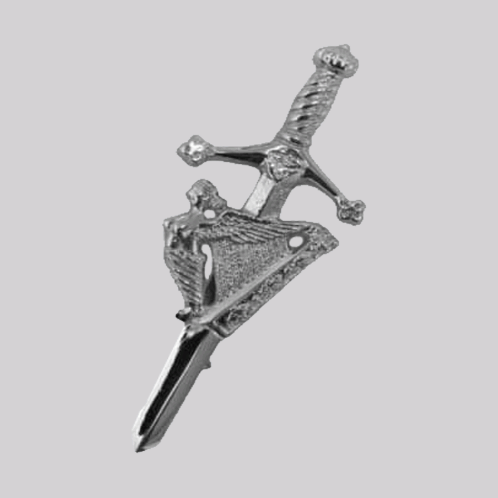 Irish Harp Kilt Pin Custom - Kilt Kingdom