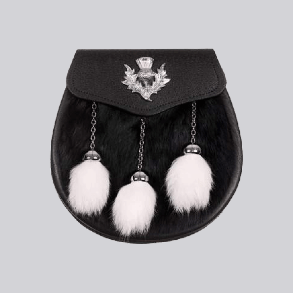 Thistle Semi Dress With White Tomb Sporran - Kilt Kingdom