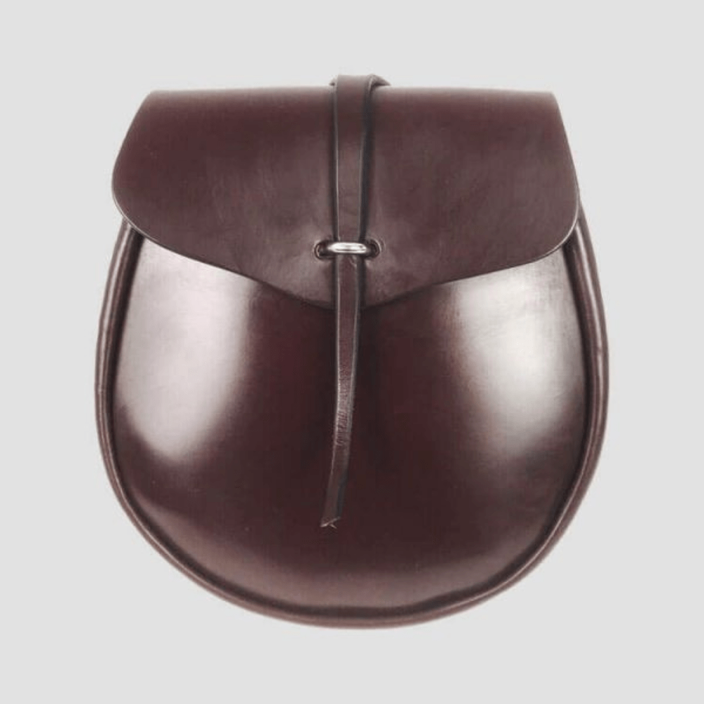 Brown Leather Kelso Sporran - Kilt Kingdom