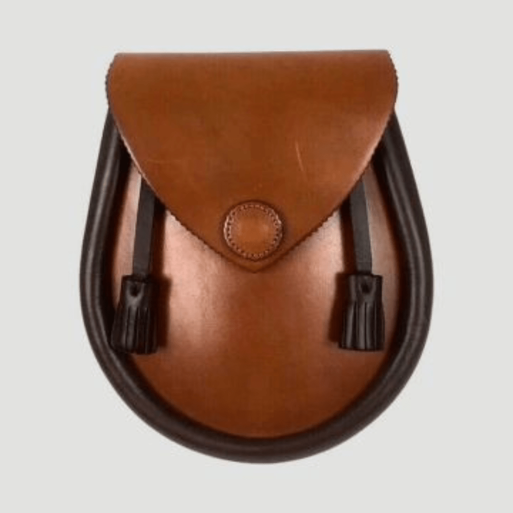 Coldstream Tan & Chestnut Sporran - Kilt Kingdom