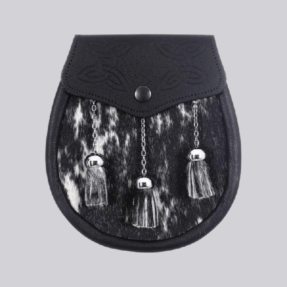 Semi Dress Natural Calfskin Sporran - Kilt Kingdom