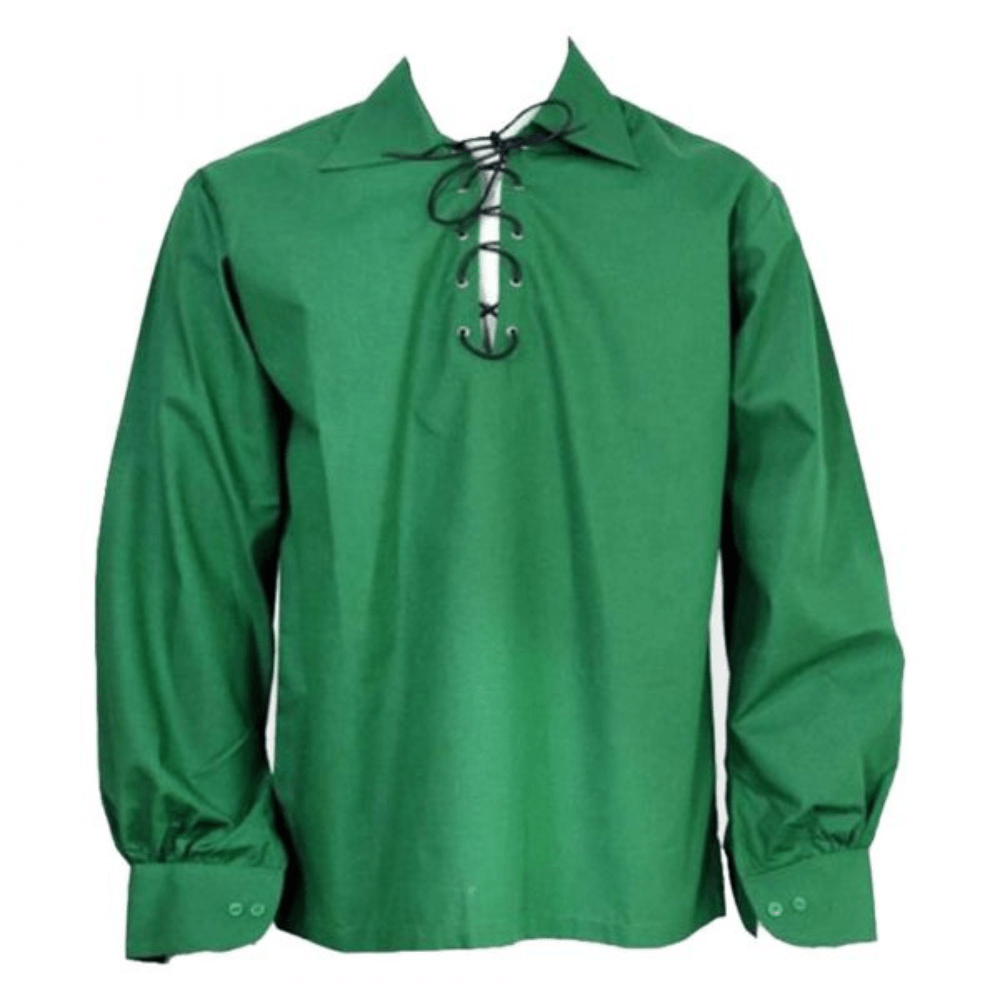 Green Ghillie Shirt - Kilt Kingdom