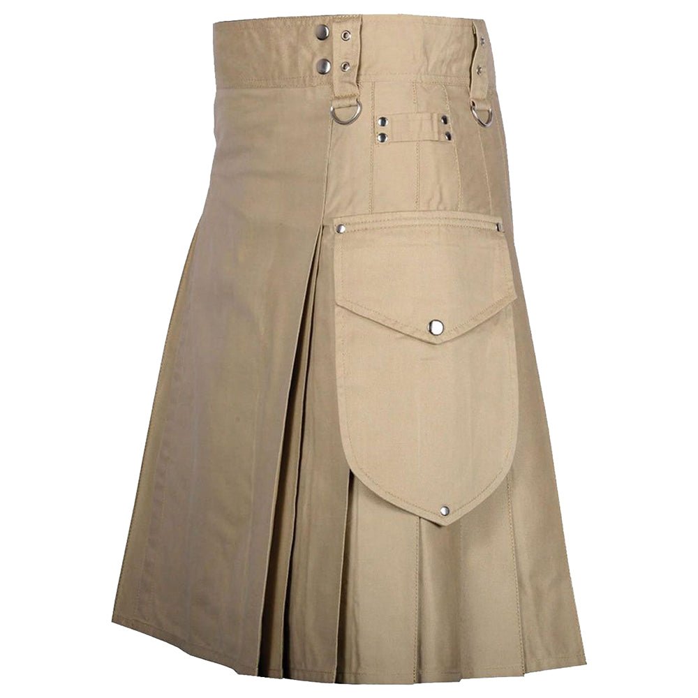 ultimate khaki sport kilt - Kilt Kingdom