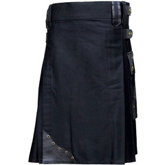 Box Pleated Hybrid Cargo Kilt