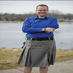 Cargo Utility Kilt With Dual Pockets