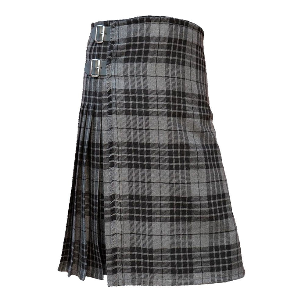 Grey Hamilton Modern Tartan Kilt - Kilt Kingdom
