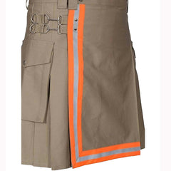 Khaki utility Kilt