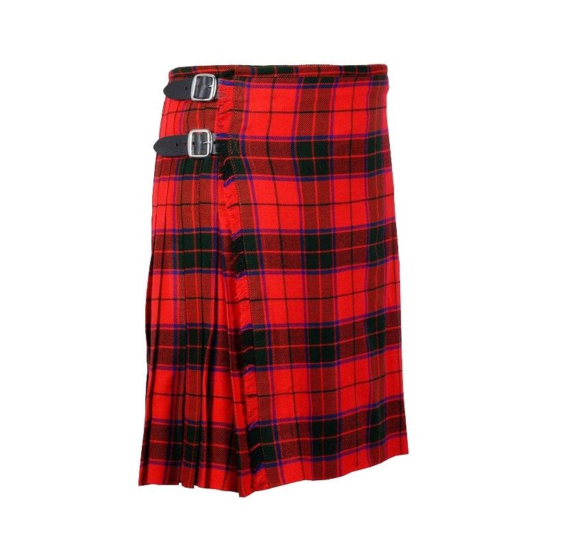 ROBERTSON RED TARTAN KILT - Kilt Kingdom