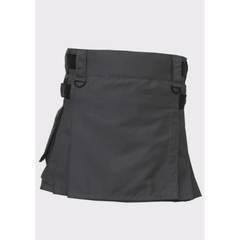 Women Gray color Leather Straps Utility Kilt