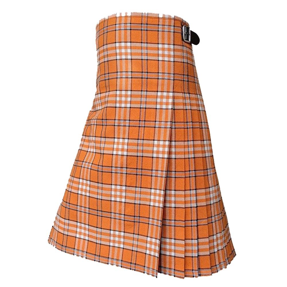 Tennessee Volunteer Orange Tartan Kilt - Kilt Kingdom