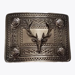 Antique Staghead Kilt Buckle