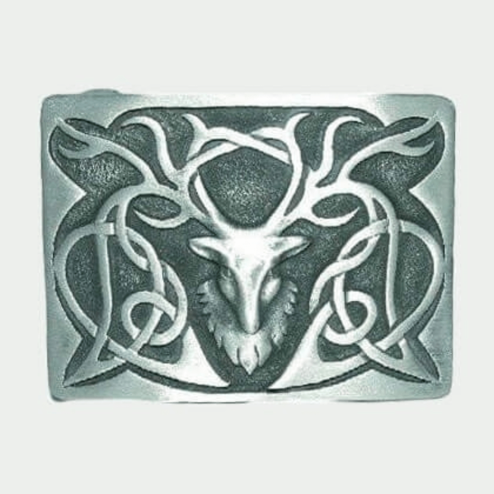 Enamel Stag Buckle Style - Kilt Kingdom