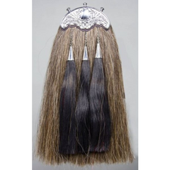 Horse Hair Sporran With Gold Cantle