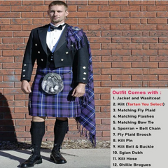 Prince Charlie Formal Kilt Outfit