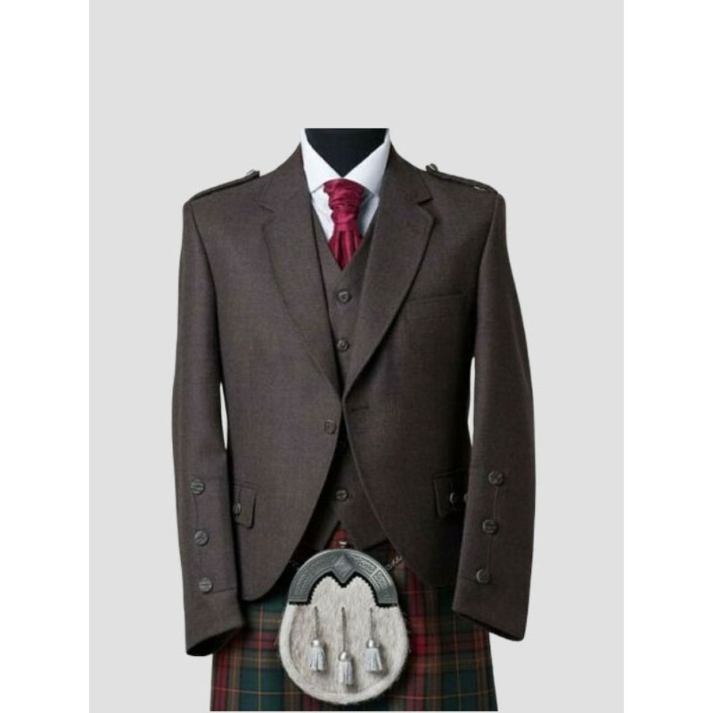 New Scotland Tweed Argyll Kilt Outfit