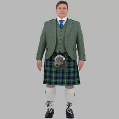 Lovat Green  tweed Kilt Outfit Package